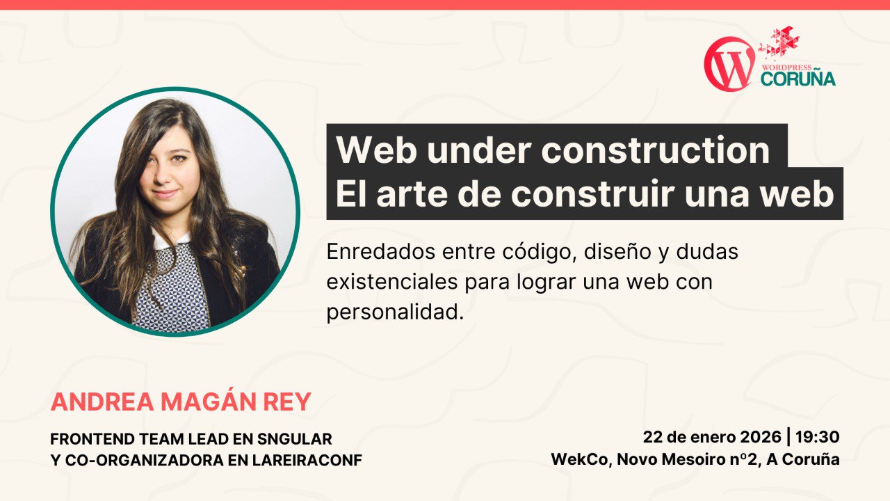 🔥 Web under construction. El arte de construir una web